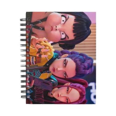 Imagem de Caderno De Anotações KPOP Demon Hunters Para Estudantes, Presente Esco