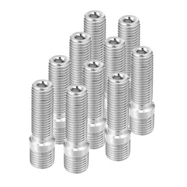 Imagem de Conjunto de parafusos de roda cubo de veículo de carro parafuso parafuso de pneu acessórios de parafuso de roda para A1 2011-2022 para A3 1998-2022 para A4 1996-2022