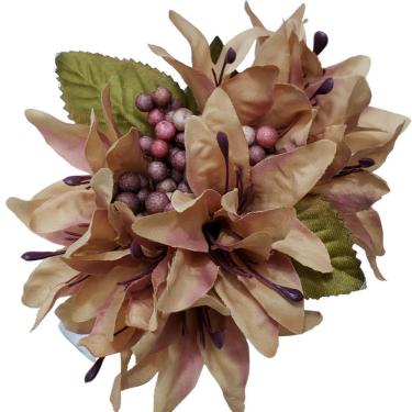 Imagem de Kit 4 Porta Guardanapo Lírios Da Charlô  Salmão Envelhecido 