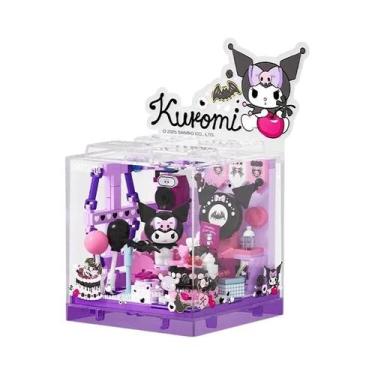 Imagem de Blocos De Montar Hello Kitty Kuromi, Casa De Doces, Modelo De Restaura