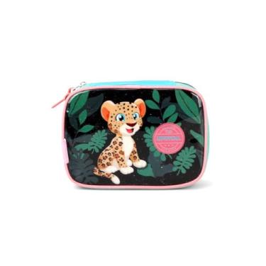 Imagem de Estojo Escolar Feminino Animals 100 Pens by Up4You Ref.39384 (VERDE)