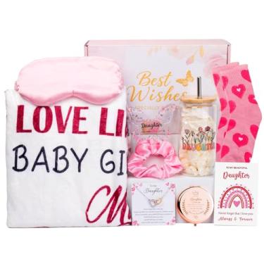 Imagem de Presentes de dia dos namorados, cobertor quente, presentes de dia dos namorados para filha, presente de aniversário do pai, mãe, menina apresenta ideias com copo de vidro, joias, colar, espelho de