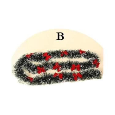 Imagem de Guirlanda De Fita De Natal De 2M Para Decoração De Árvore, Cozinha, Ba