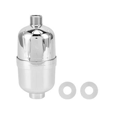 Imagem de Filtro de cabeça de chuveiro de 8 estágios Filtro de água de chuveiro de alta saída para remover sedimentos de ferrugem de metais pesados ​​de cloro para pele sensível à água dura