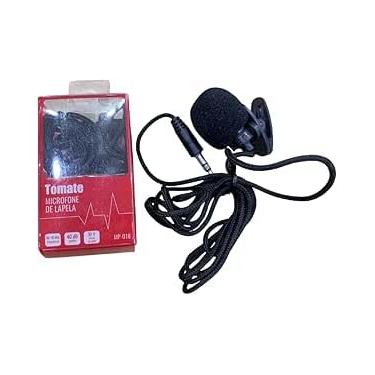Imagem de Microfone de Lapela MP-018 - Áudio Profissional com Cabo P2 3.5mm para Celular, Câmera e PC – Ideal para Gravação, Podcast e Lives