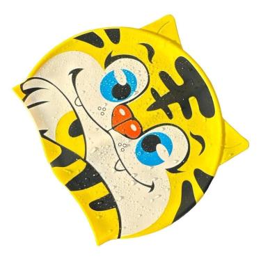 Imagem de Touca Para Natação De Silicone Personagens Esporte Aquá Tigr