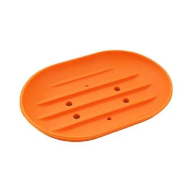 Imagem de Suporte De Sabonete Flexível De Silicone Cor Doce JCD Fashion Portátil