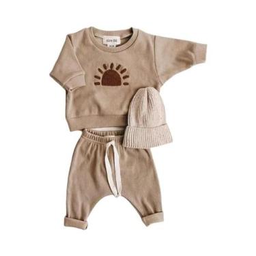 Imagem de Conjunto De Roupas De Algodão Para Bebê Menino E Menina, Camisetas De 