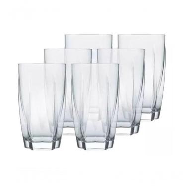 Imagem de Jogo Copo Vidro Cristal 370ml Topazio