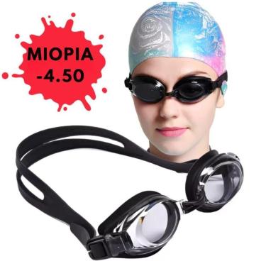 Imagem de Óculos de Natação Smart com Grau para Miopia – 4.50 Lentes Corretivas-Unissex