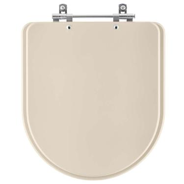 Imagem de Assento Sanitário Laqueado Duomo Plus Amendoa Para Vaso Deca