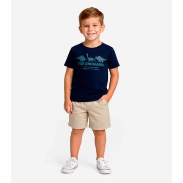 Imagem de Conjunto Infantil Camiseta Com Bermuda Select Azul, 3, Azul