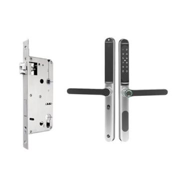 Imagem de Fechadura Inteligente Deslizante Slim À Prova d'Água 2.8CM Com Impress