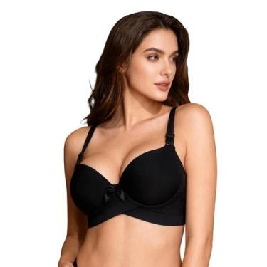 Imagem de Sutiã Adulto Bojo Liso Base Cruzada Alça Ajustável Regulavél - PINK LO