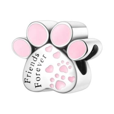 Imagem de Pingentes De Osso De Patinha De Bulldog Francês Em Prata 925 Para Joia