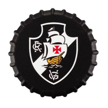 Imagem de Ímã Cerâmica Forma Tampa Garrafa 7.5cm - Vasco - Mileno