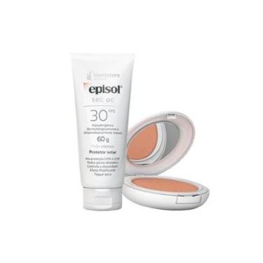 Imagem de Kit Mantecorp Cuidado da Pele Facial - Protetor Solar FPS30 e Protetor Solar em Pó FPS50 Morena-Unissex