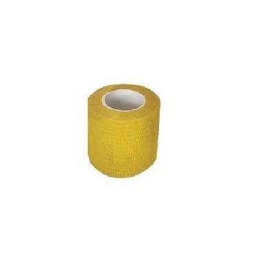 Imagem de Bandagem autoadesiva flexível amarelo 4,5mx10cm - AGROZOOTEC