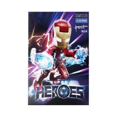 Imagem de Bonecos De Blocos De Montar Dos Vingadores: Homem De Ferro, Deadpool, 