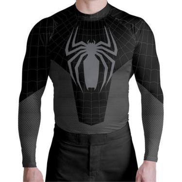Imagem de Rash Guard Black Spider Atlética, Preto, GG