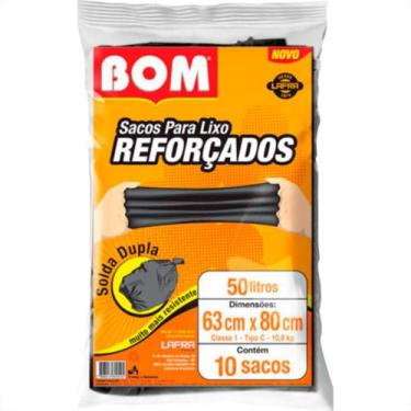 Imagem de Saco P/Lixo Bom Ref. 50Lt C/10-0029 - LAFRA