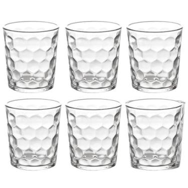 Imagem de Jogo C/ 6 Copos Baixos de Vidro Honey 360ml Drinks Bebidas Bar Restaur