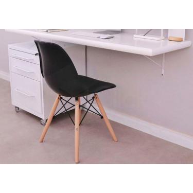 Imagem de Kit com 4 Cadeiras Eames com Pés em Madeira  Modernas, Elegantes e Con