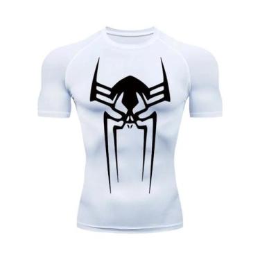 Imagem de Camiseta Masculina De Compressão Com Estampa De Aranha, Secagem Rápida