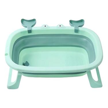 Imagem de Banheira De Bebê Prática E Compacta Para Banho Relaxante Calmo - Tibab