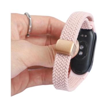 Imagem de Pulseira Magnética De Nylon Trançado Para Xiaomi Mi Band 9 8 10, Elást