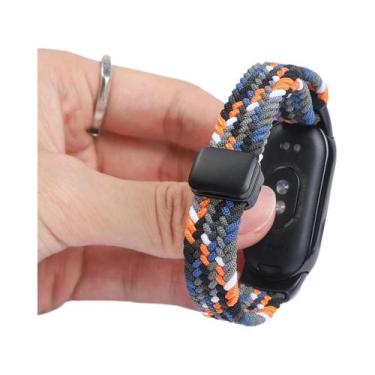 Imagem de Pulseira Magnética De Nylon Trançado Para Xiaomi Mi Band 9 8 10, Elást