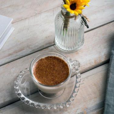 Imagem de Xícara de Café de Cristal com Pires Coração 80ml - Lyor