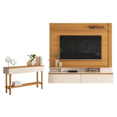 Imagem de Home Suspenso Astor Cinamomo Off White com Aparador Fiero Off White Ci