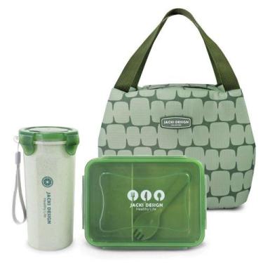 Imagem de Kit Fitness De 3 Pçs - Elementos Verde - Jacki Design