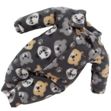 Imagem de Macacão Soft Pettenati Bebê Menino Zafielo Inverno Ref 535 - Cinza - GG ( 9 - 12 MESES )-Masculino