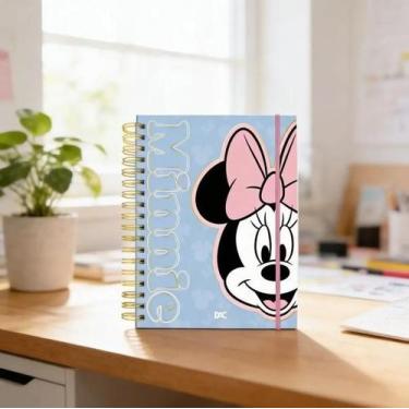 Imagem de Caderno Smart Universitário Minnie DAC 10 Divisórias 80 Folhas com Elá
