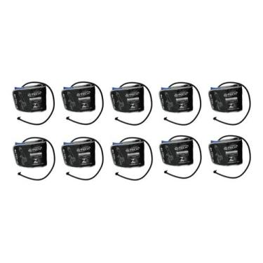 Imagem de Kit Com 10 Braçadeiras 33x43cm Alta Qualidade - G-tech Preto