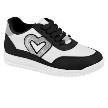 Imagem de Tenis molekinha casual coracao ref 2583.107.28656 menina, 31, Preto