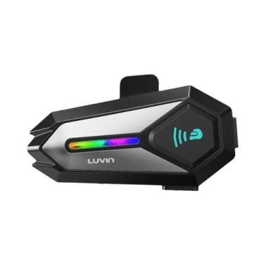 Imagem de Fone De Ouvido Bluetooth Para Motocicleta, Intercomunicador Sem Fio À 