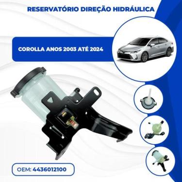 Imagem de Reservatório de Direção Hidráulica Corolla 2003 até 2024 - Fegara