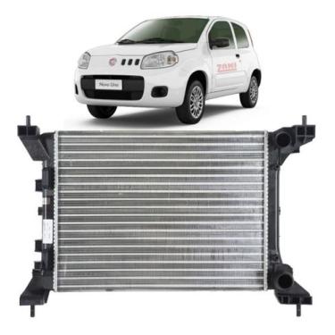 Imagem de Radiador Fiat Uno Vivace / Way 2011 A 2018 Sistema Denso - Zani Radiad