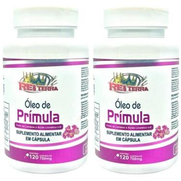 Imagem de Kit 2 Óleo De Prímula 700mg 240 Cápsulas - Rei Terra