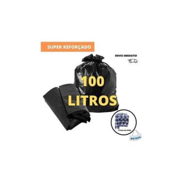 Imagem de Saco De Lixo 100 Litros Reforçado Resistente Grosso Pesado - Higipack