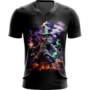 Imagem de Camiseta Gola V Mago das Trevas Poder Toon 3 - Kasubeck Store®, INF 12