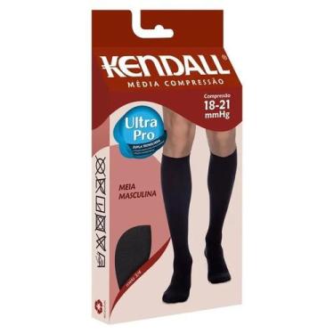 Imagem de Meia 3/4 Média Compressão Kendall 1802 Masculina Com Ponteira (18-21 m