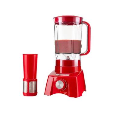 Imagem de Liquidificador Philco PLQ950V 4 Velocidades 900W 110V, Vermelho, 110V