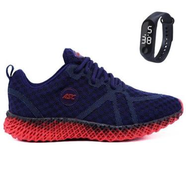 Imagem de Tênis Feminino Para Academia Caminhada Sola Reta Com Relógio GT3 - CWB