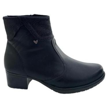Imagem de Bota Feminina Mississipi Cano Baixo Salto Bloco Baixo-Feminino