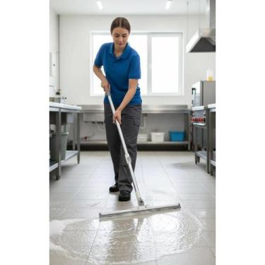 Imagem de Rodo Mágico Silicone Grande 50cm 1,4m Varre Seca Pisos Vidro - Congrat