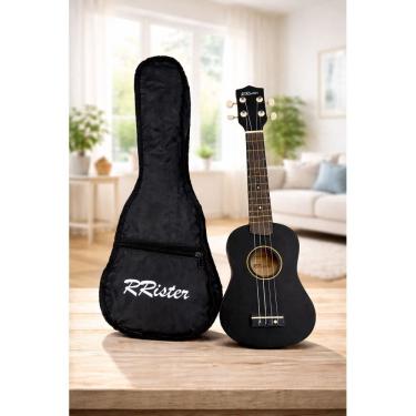Imagem de Ukulele RRister Completo Soprano com Capa Afinador Cordas e Palhetas